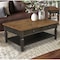 International Concepts Rectangle Vista Coffee Table, 48 in W, 28 in L, 20 in H, Wood, Hickory/Washed Coal OT45-15C - alternate 8